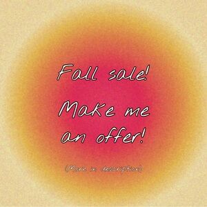 Fall Sale!! 3/$15🍁